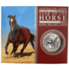 Picture of 2014 Australian 1oz Silver Year of the Horse Lunar Series II High Relief Proof Coin in Presentation Sleeve