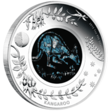 Picture of 2013 1oz Opal Series Kangaroo Silver Proof Coin