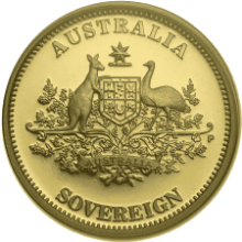 Picture of 2009 Australian 7.98g Gold Sovereign Proof Coin