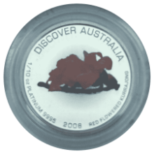 Picture of 2008 Australian 1/10th oz Platinum Discover Australia Red Flowered Kurrajong Proof Coin