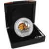 Picture of 2013 Australian 1oz Silver Australia's Remarkable Reptiles - Frilled Neck Lizard Proof Coin in Presentation Box