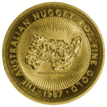 Picture of 1987 1oz Kangaroo Nugget Gold Coin