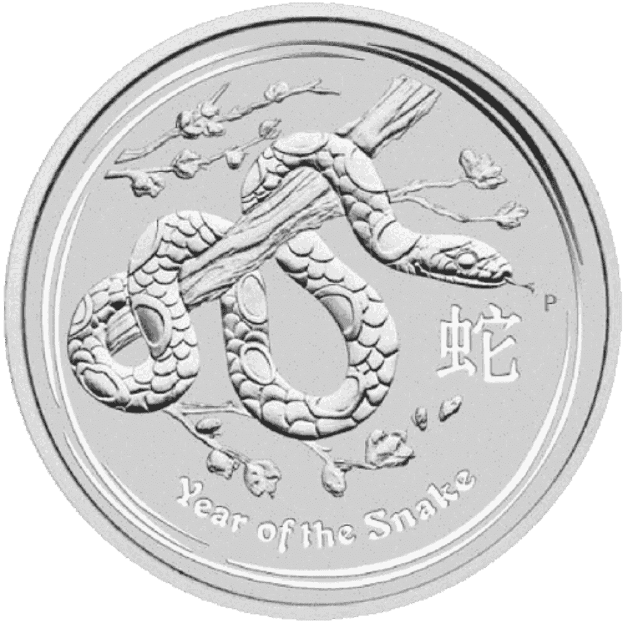 Picture of 2013 1oz Lunar Snake Silver Coin