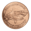 Picture of 1oz Megalodon Shark Copper Round