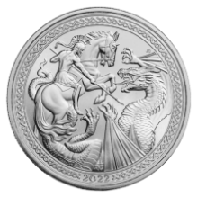 Picture of 2022 1oz Saint George and the Dragon Silver Coin