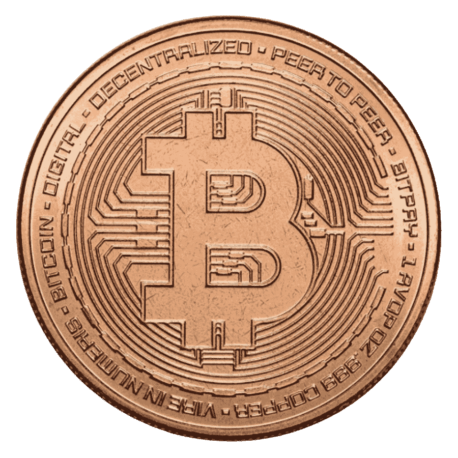 Picture of 1oz Bitcoin Copper Round