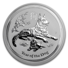 Picture of 2018 1/2oz Lunar Dog Silver Coin 