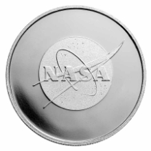 Picture of 2022 1oz NASA Meatball Logo Silver Round
