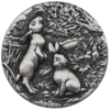 Picture of 2023 2oz Lunar Series III Year Of The Rabbit Antiqued Silver Coin