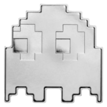 Picture of 2022 1oz PAC-MAN Ghost Shaped Stackable Silver Coin