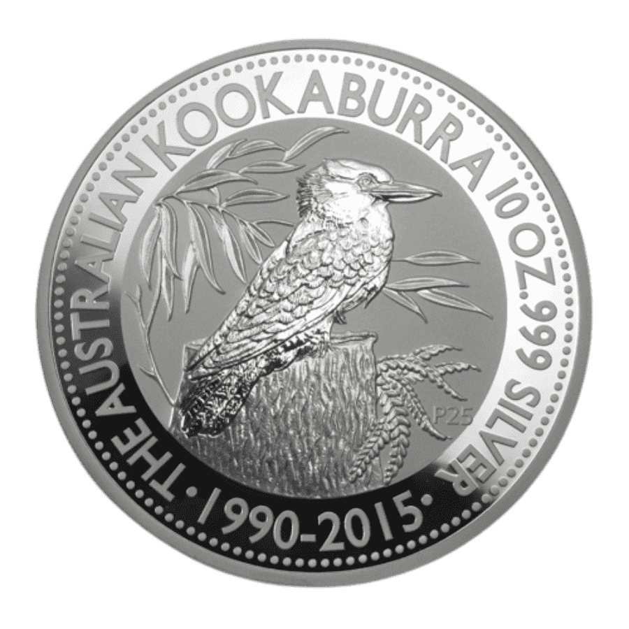Picture of 2015 10oz Kookaburra Silver Coin 25th Anniversary