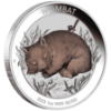 Picture of 2023 1oz Australian Wombat Silver Coloured Coin in Card