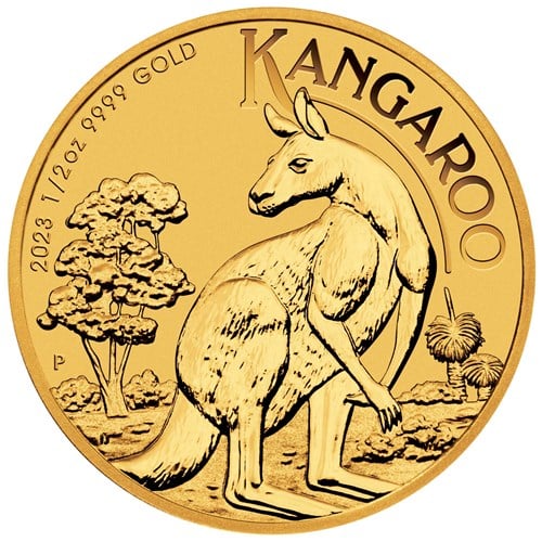 Picture of 2023 1/2oz Australian Kangaroo Gold Coin