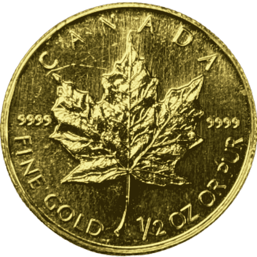 Picture of 2001 1/2oz Canadian Maple Gold Coin