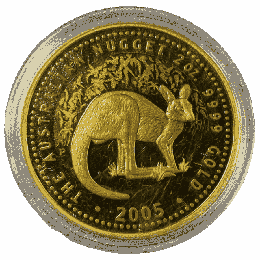 Picture of 2005 2oz Australian Kangaroo Gold Coin