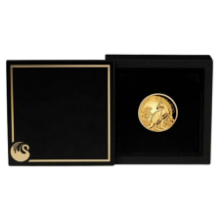 Picture of 2023 1oz Australian Kangaroo High Relief Proof Gold Coin in presentation box