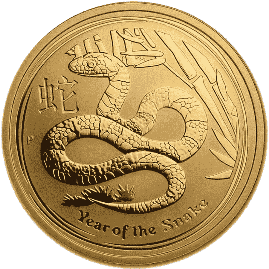 Picture of 2013 1oz Lunar Snake Gold Coin