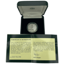 Picture of 1995 Australian 11.49g Silver $1 Waltzing Matilda 100th Anniversary Proof Coin in Presentation Box