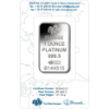 Picture of 1oz PAMP Platinum Minted Bar