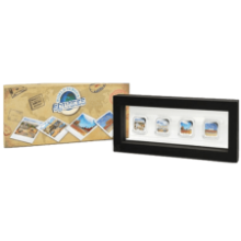 Picture of 2013 World Famous Squares Silver Proof Coin Set in presentation box