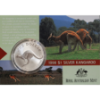 Picture of 1998 Australian 1oz Silver $1 Kangaroo Uncirculated Coin in Presentation Sleeve