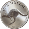Picture of 1998 Australian 1oz Silver $1 Kangaroo Uncirculated Coin in Presentation Sleeve