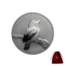 Picture of 2010 10oz Kookaburra Silver Coin w Free Gift Bag