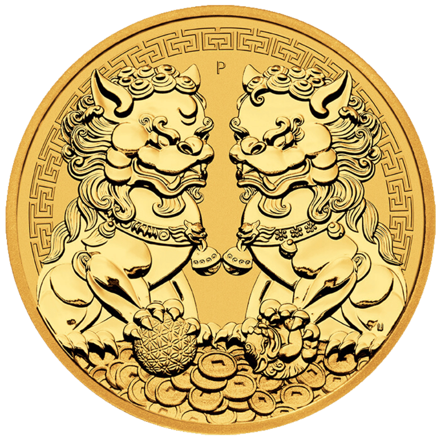Picture of 2021 1oz Double Pixiu Gold Coin