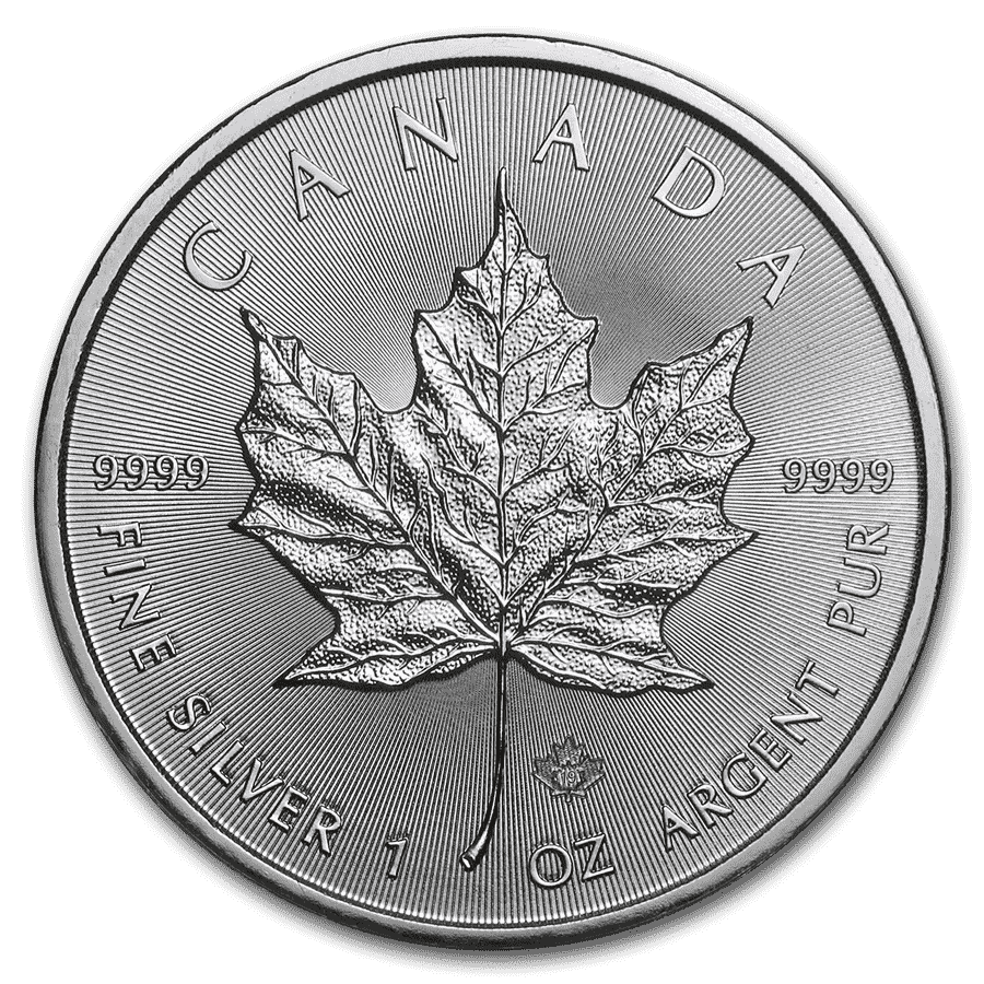 Picture of 1oz Canadian Maple Leaf Silver Coin (Random Year)