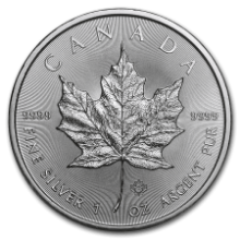 Picture of 1oz Canadian Maple Leaf Silver Coin (Random Year)