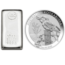 Picture of Aussie Silver Starter 10oz Bar + 10oz Coin