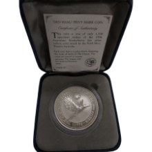 Picture of 1996 2oz Kookaburra Silver Proof Coin with The Hague Privy in Presentation Box