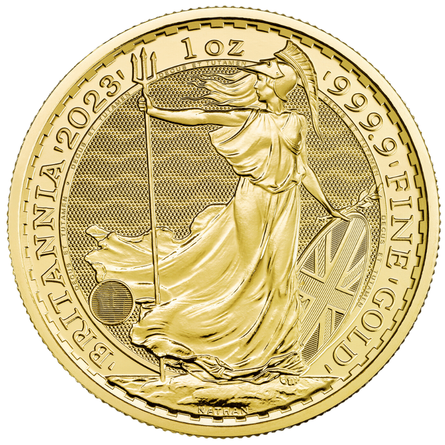 Picture of 2023 1oz Britannia Gold Coin - King Charles III Obverse