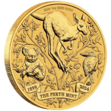 Picture of 2024 1oz The Perth Mint 125th Anniversary Gold Coin